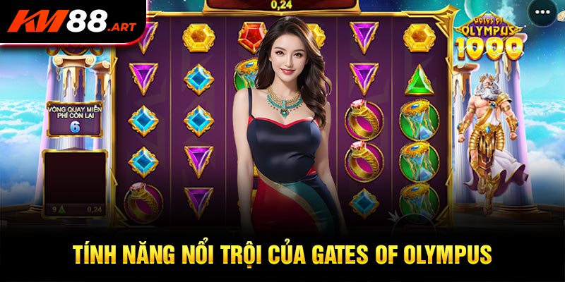 Những tính năng nổi trội nhất của game Gates of Olympus